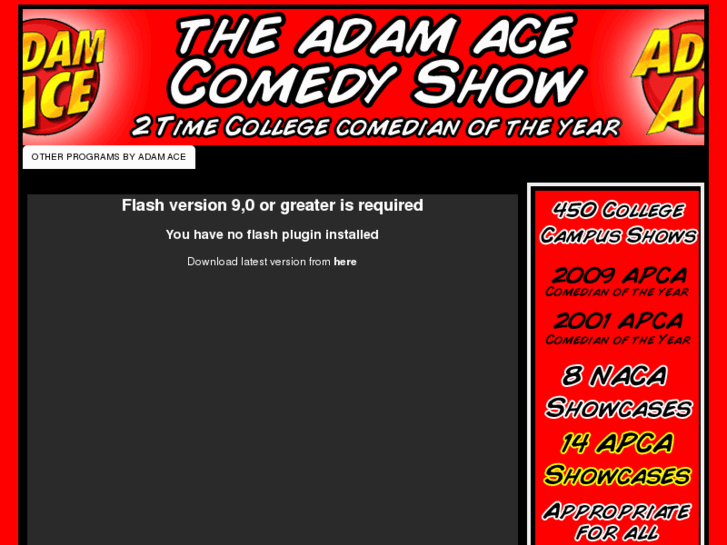 www.adamacecomedy.com