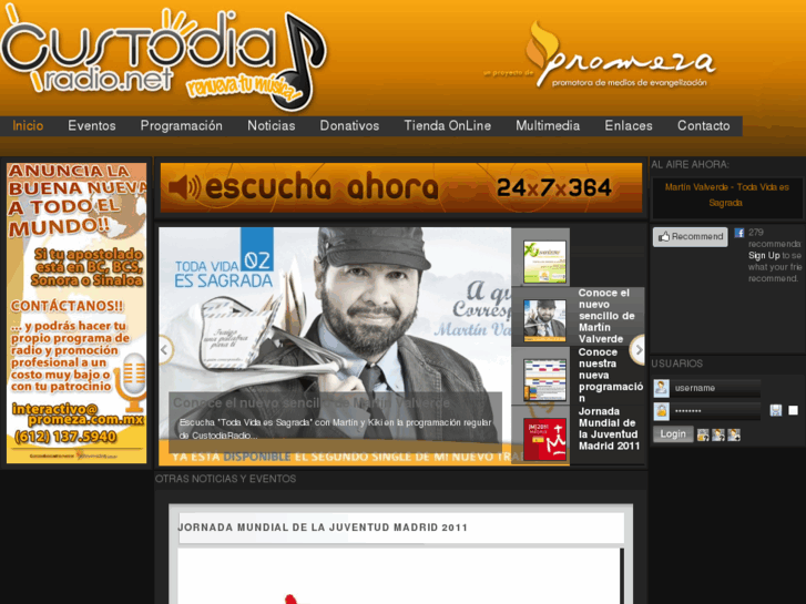 www.custodiaradio.net