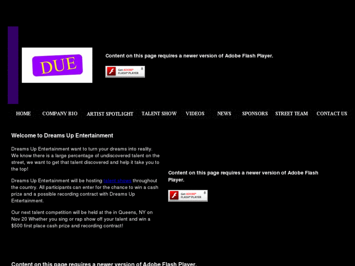 www.dreamsupentertainment.com