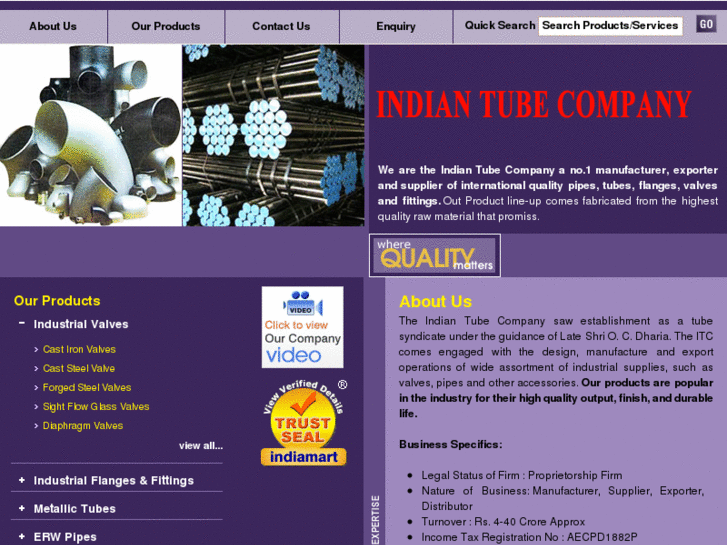 www.indiantubecompany.com