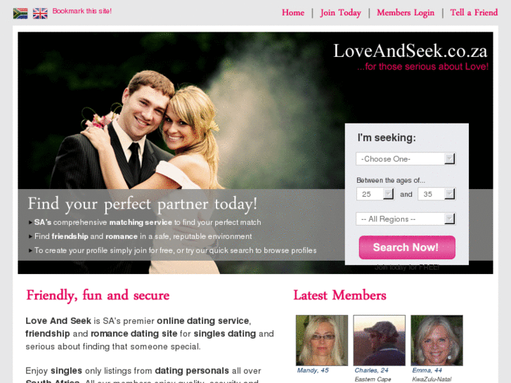 www.loveandseek.co.za