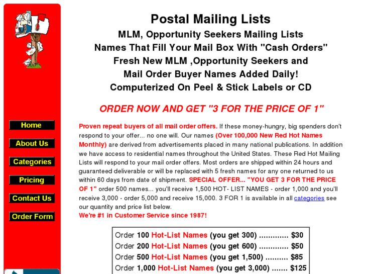 www.postalmailinglist.com