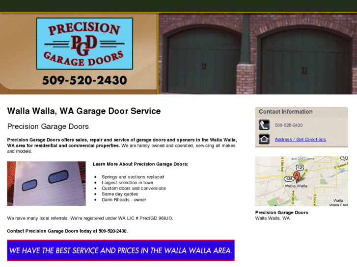 www.precisiongaragedoorsww.com