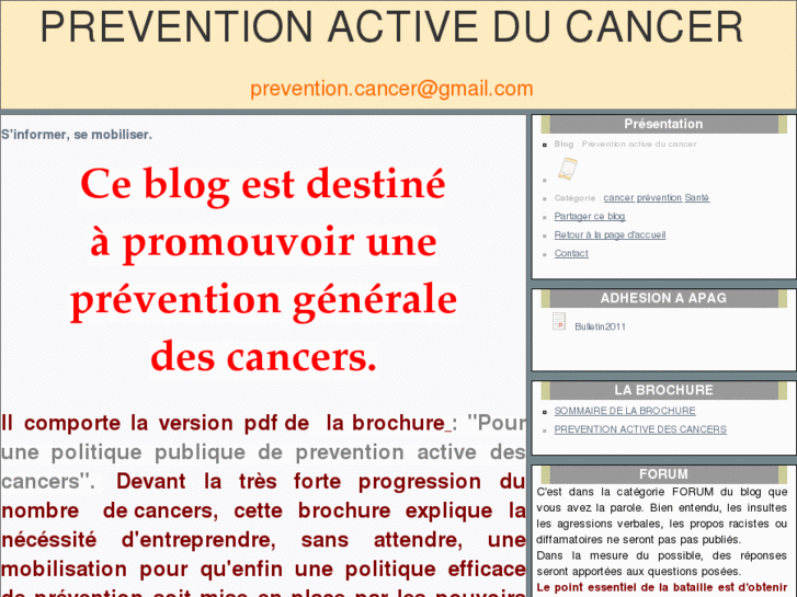 www.prevention-cancer.net