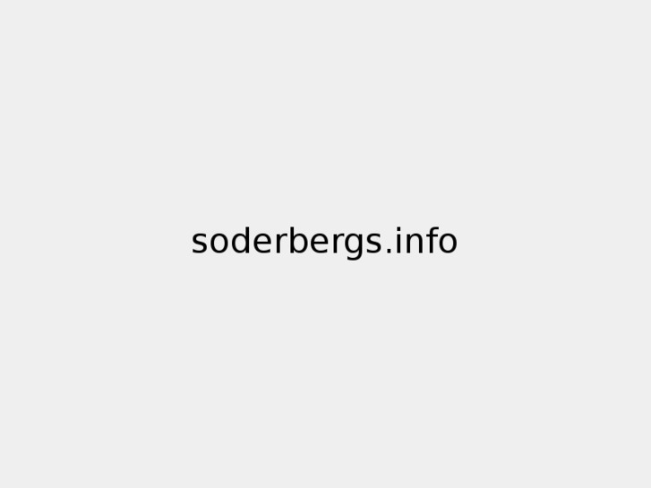 www.soderbergs.info