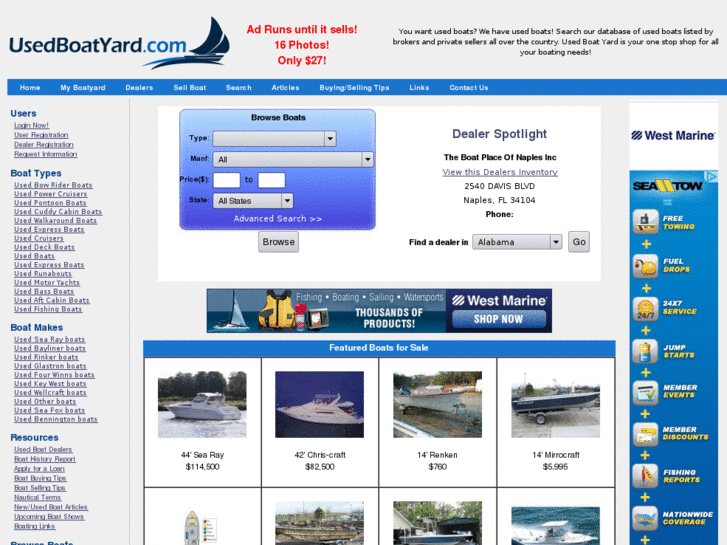 www.usedboatyard.com