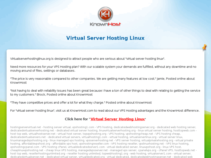 www.virtualserverhostinglinux.org