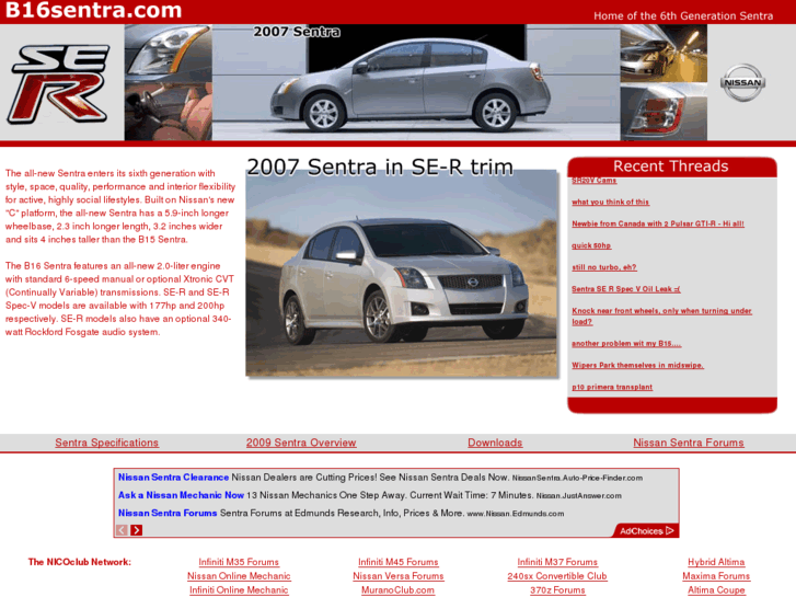 www.b16sentra.com