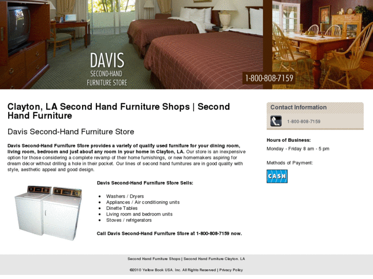 www.davissecondhandfurniturestore.com