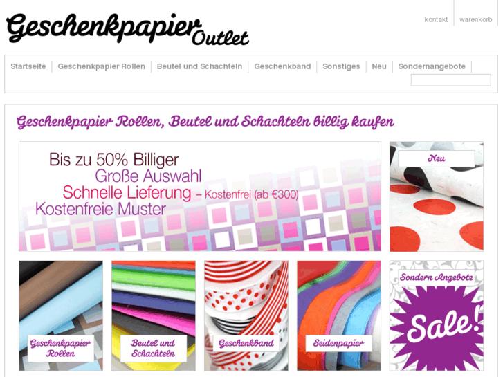 www.geschenkpapieroutlet.de