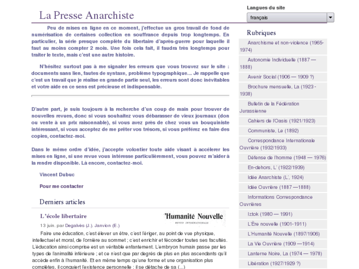 www.la-presse-anarchiste.net