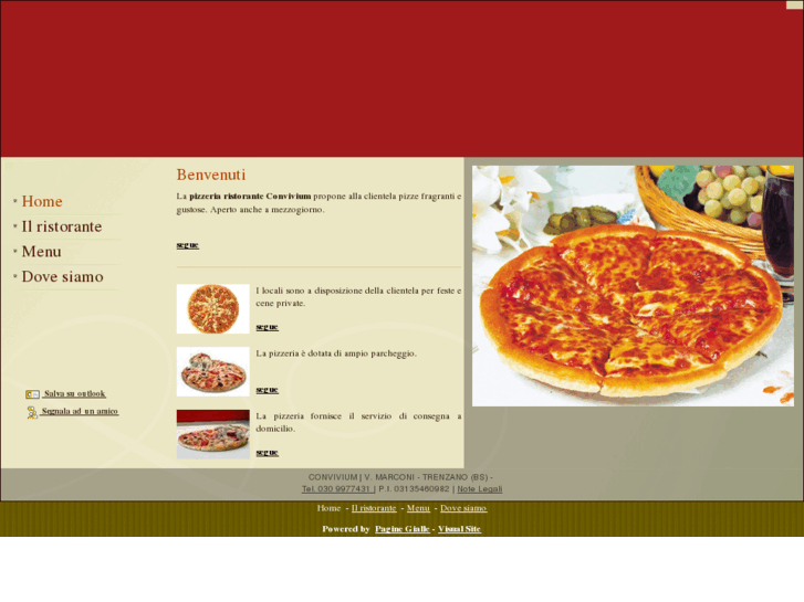 www.ristorantepizzeriaconvivium.com