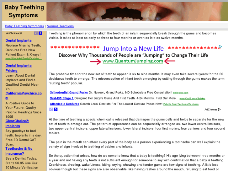 www.babyteethingsymptoms.com