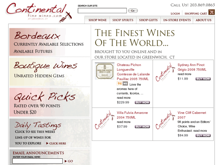 www.continentalfinewine.com