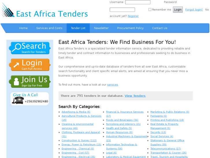 www.eastafricatenders.com