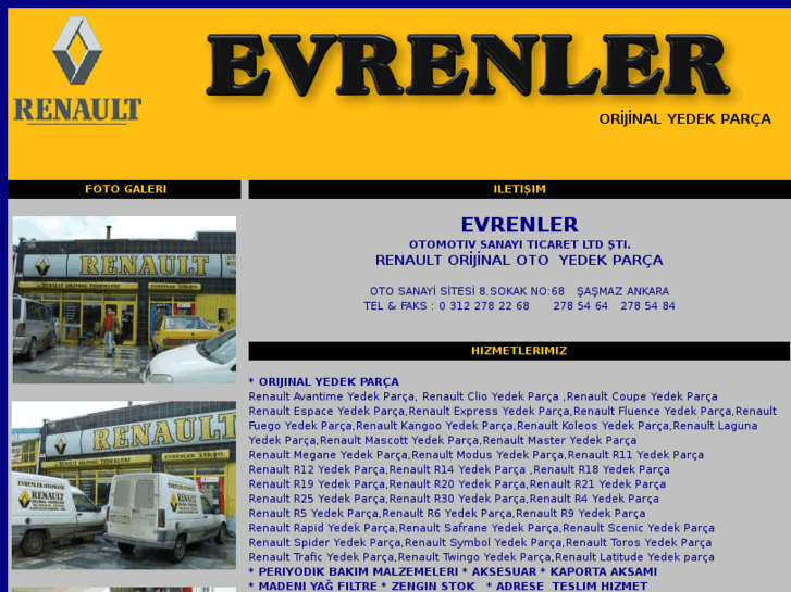 www.evrenlerrenaultyedekparca.com