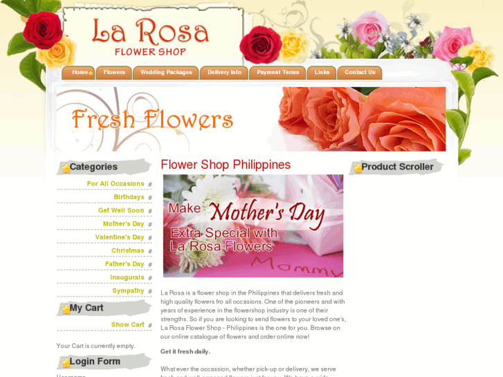 www.larosaflowershop.com