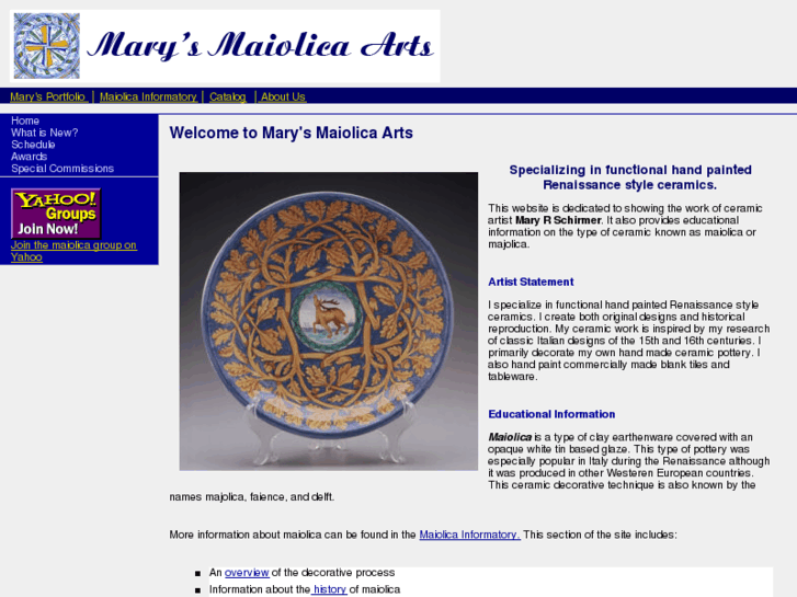 www.marysmaiolicaarts.com