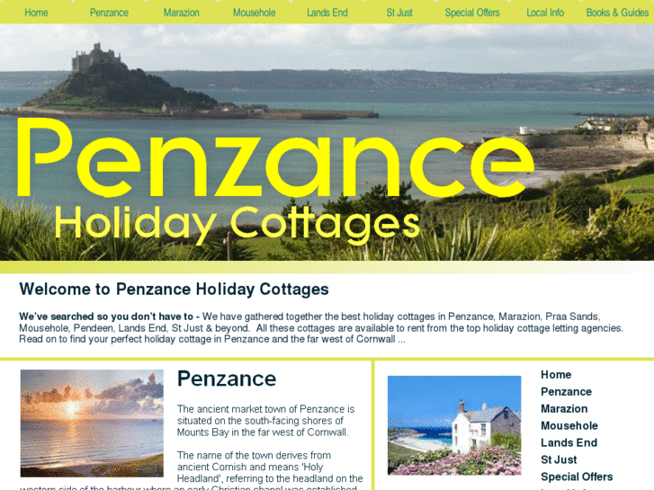 www.penzanceholidaycottages.net