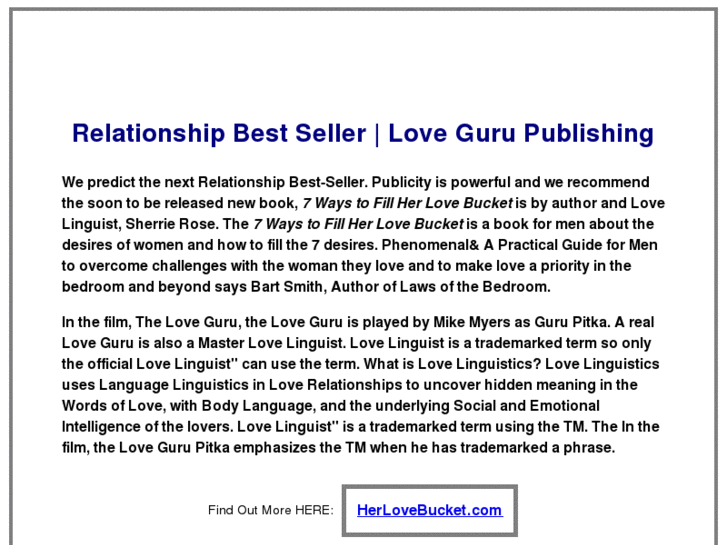 www.relationshipbestseller.com