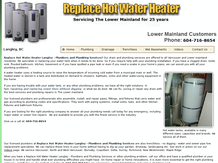 www.replacehotwaterheaterlangley.com