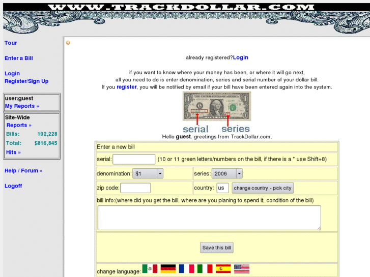 www.trackdollar.com