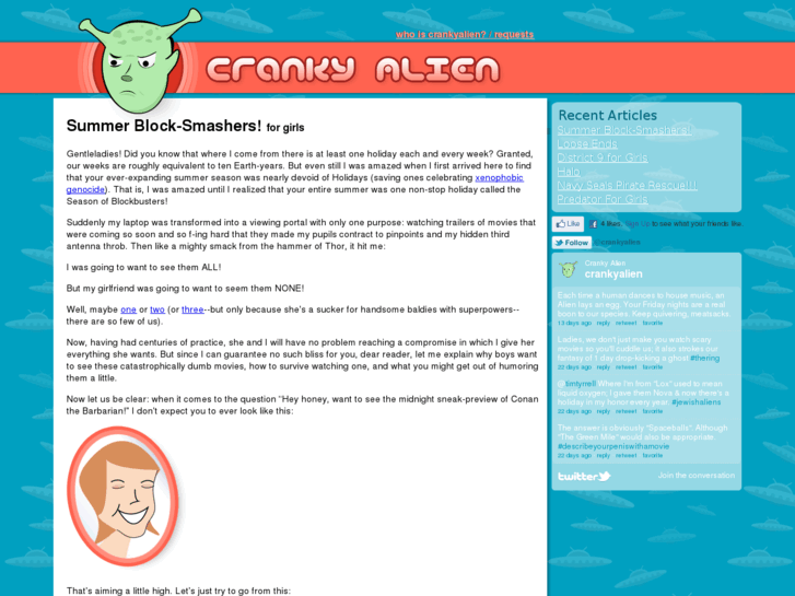 www.crankyalien.com