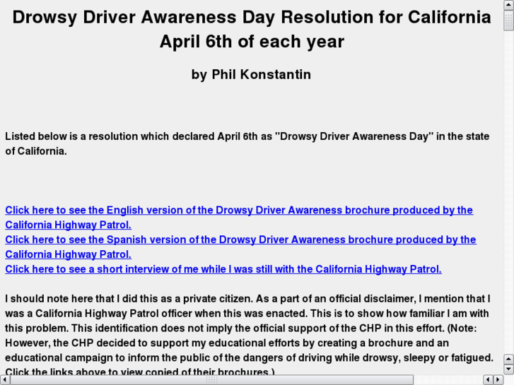 www.drowsydriverawarenessday.com