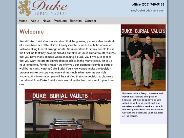 www.dukeburialvaults.com