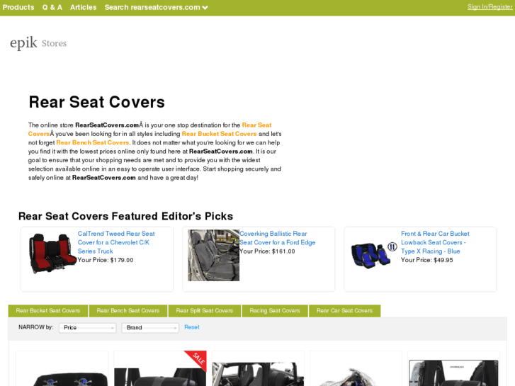 www.rearseatcovers.com