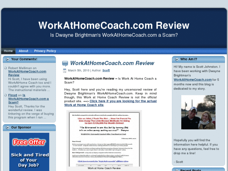 www.workathomecoachreview.net