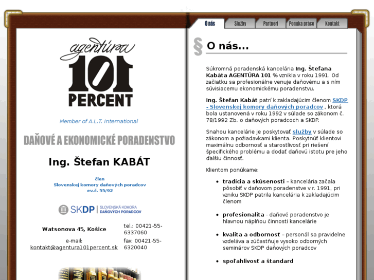 www.agentura101percent.sk