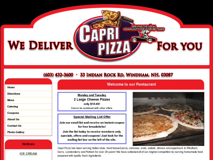 www.capripizzawindham.com