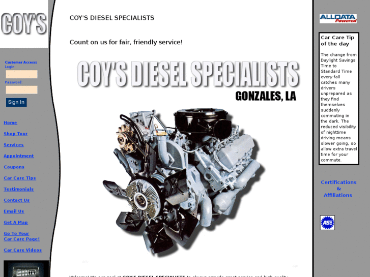 www.coysdieselspecialists.com