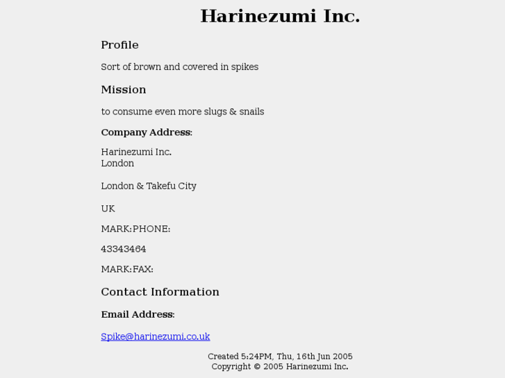 www.harinezumi.co.uk