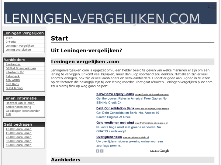 www.leningen-vergelijken.com