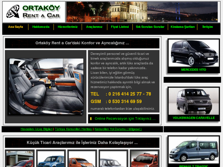 www.ortakoyrentacar.net