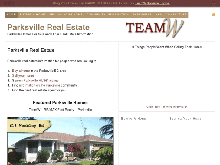 www.parksvillerealestateinfo.com