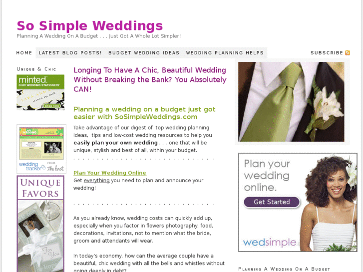 www.sosimpleweddings.com