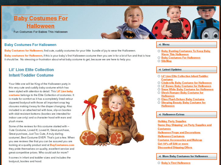 www.babycostumesforhalloween.org