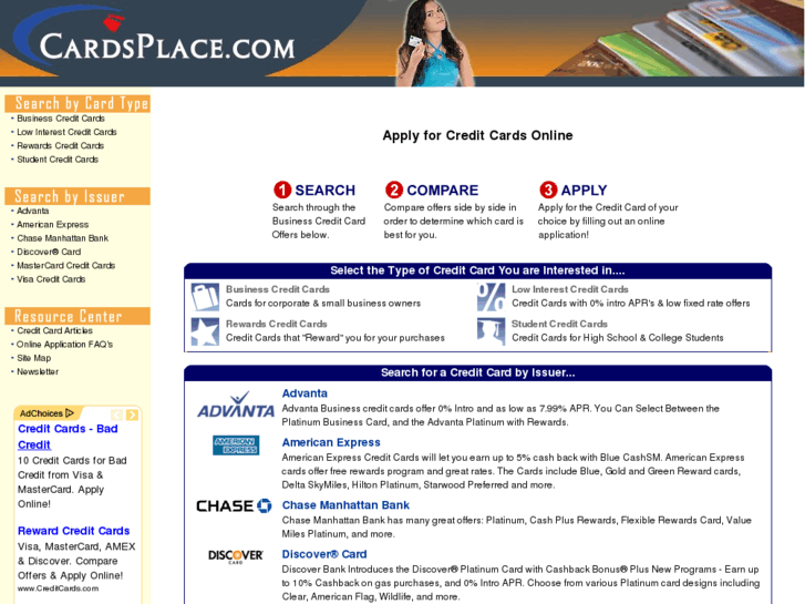 www.cardsplace.com