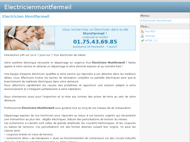 www.electricienmontfermeil.com