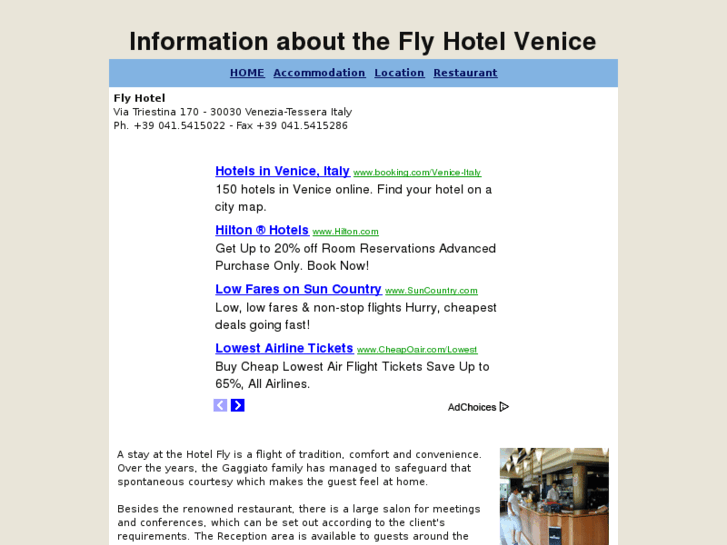 www.flyhotelvenice.com