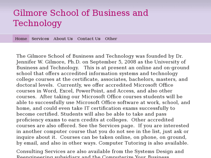 www.gilmoreschool.com