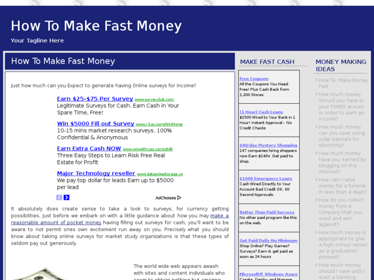 www.howtomakefastmoney.org