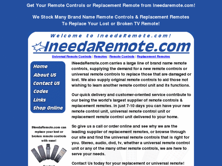 www.ineedaremote.com