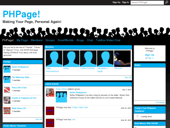 www.myphpage.com