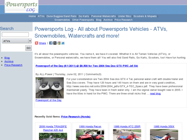 www.powersportslog.com