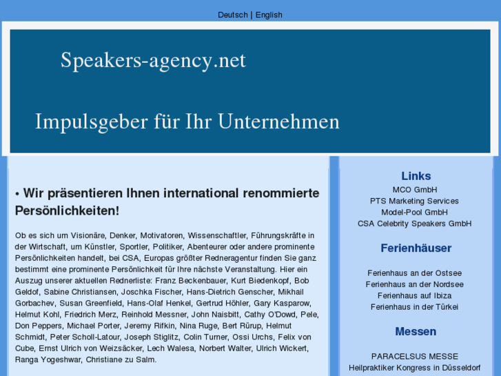 www.speakers-agency.net