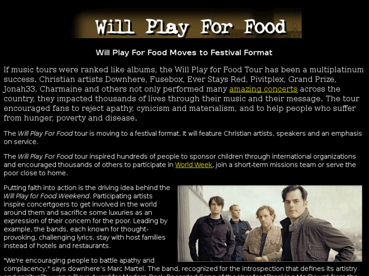 www.willplayforfood.com